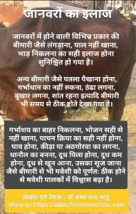 जानवरो का इलाज